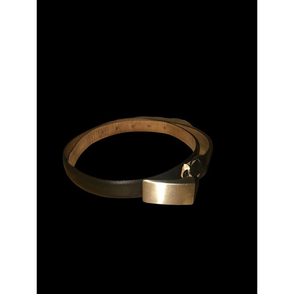 J Crew Women's Black Belt  SZ M - Picture 1 of 9